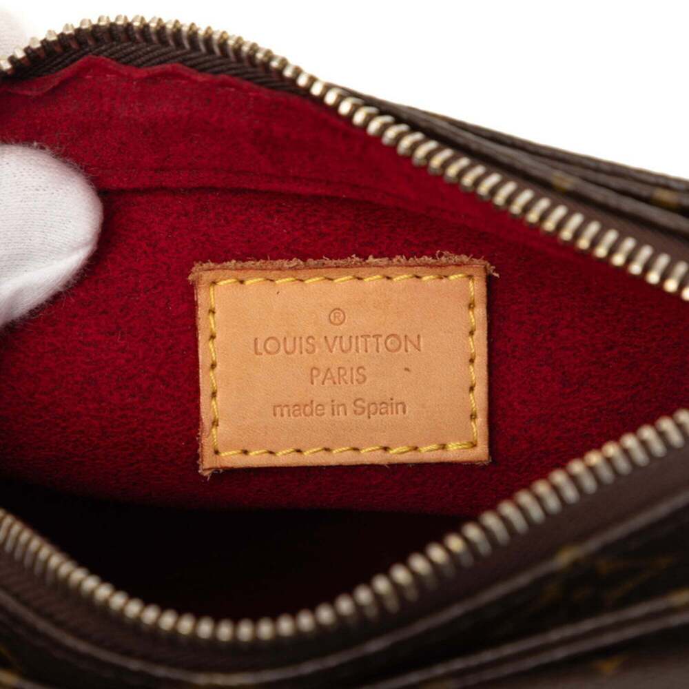 LOUIS VUITTON Authentic Brown Monogram Leather Shoulder Bag - Picture 5 of 6